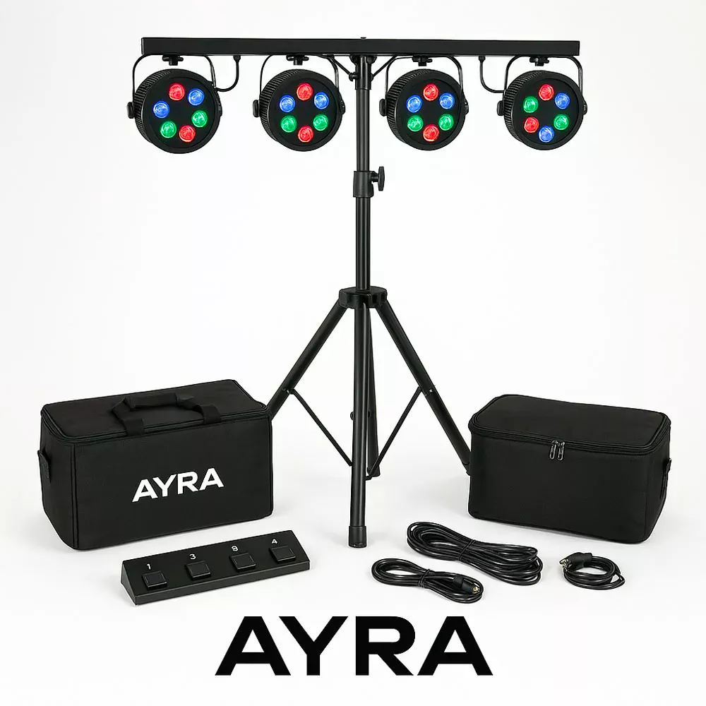 Kit de projecteurs Ayra ComPar 2 en location pour jeux de lumière