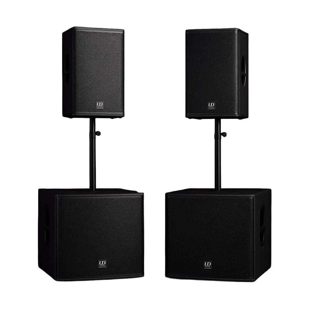 Enceintes LD Systems DDQ12 et caisson Sub 15 A G2