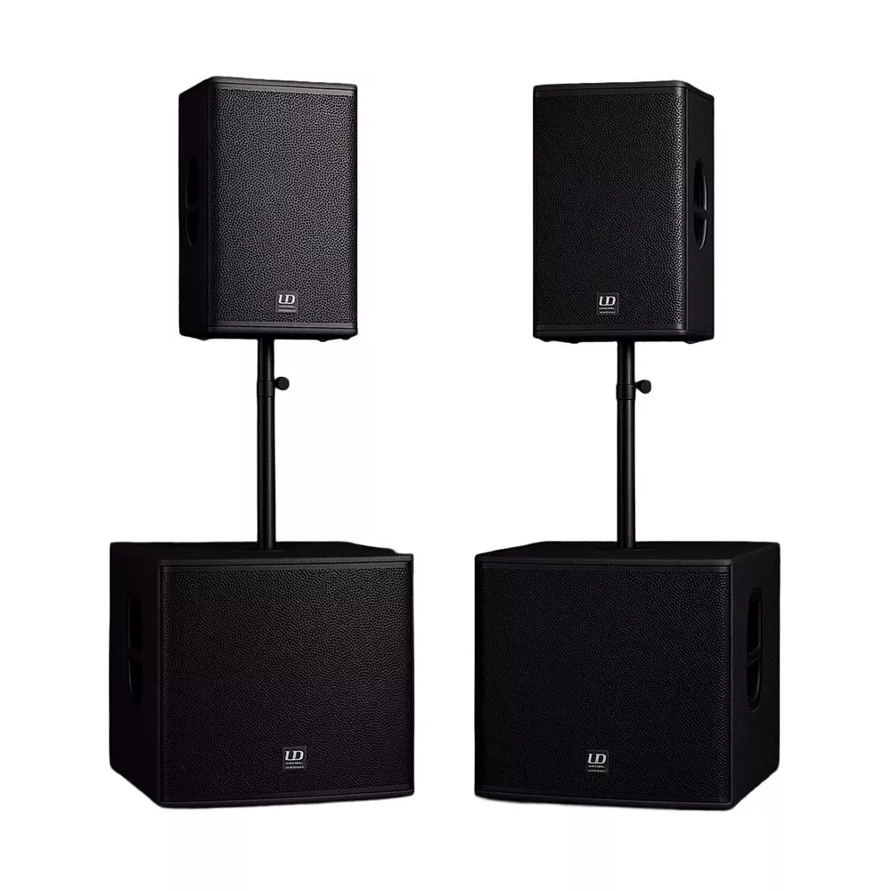 Enceintes LD Systems DDQ12 et caisson Sub 15 A G2